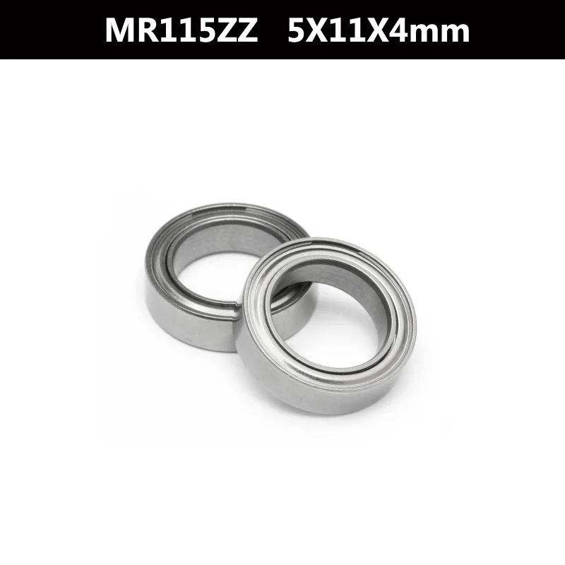 10Pcs MR115-2Z MR115ZZ MR115 zz 638/5ZZ L-1150ZZY04 Deep Groove Ball Bearings 5 x 11 x 4mm High Quality