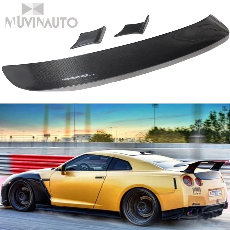 For Nissan GTR-R35 Carbon Fiber Spoiler GTR Carbon Fiber Tail GT Type Spoiler