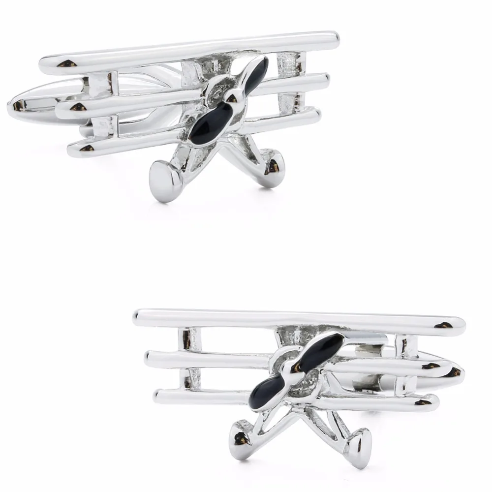 

HAWSON Personalized Plane Cufflink for Men Wholesale Available Aircraft French Cuff Links Button