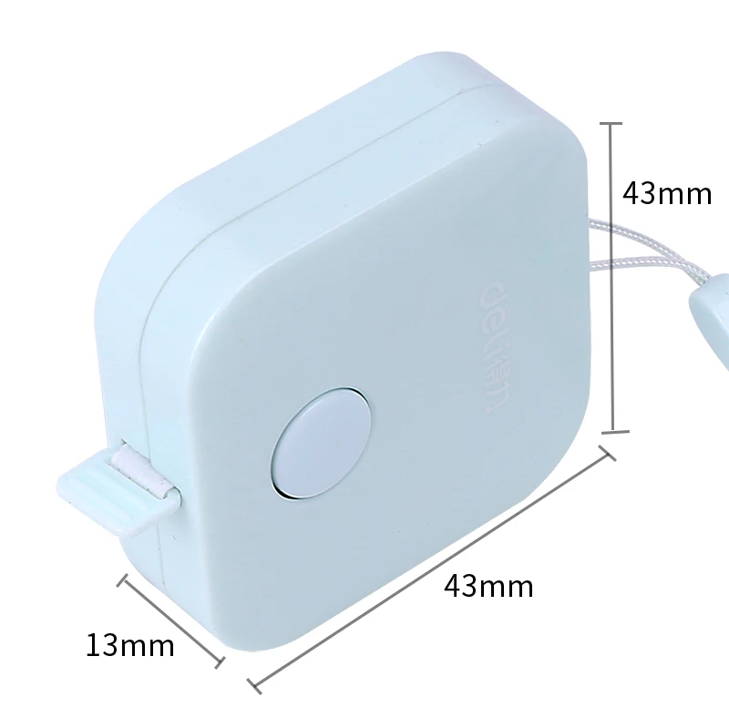 1,5 m Mini-Maßband, doppelseitiges Maß, einziehbarer metrischer Gürtel, buntes tragbares Lineal, Zentimeter-Zoll-Höhenlineal für Kinder