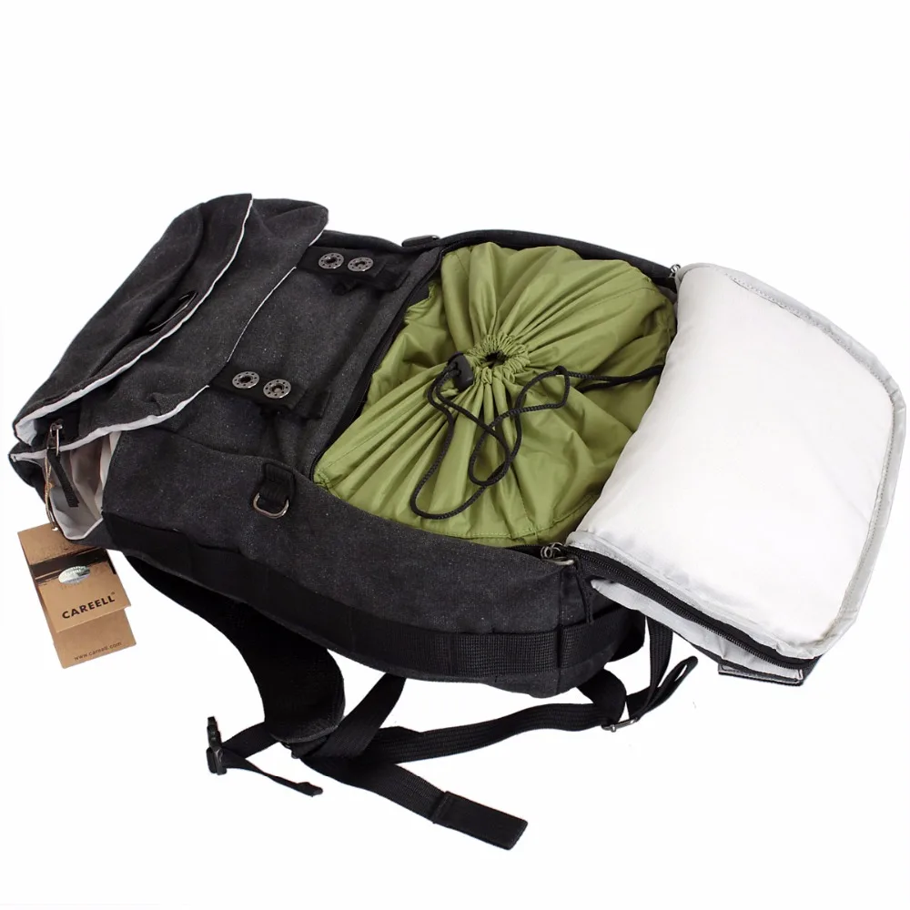 Storage Bag Camera Bag Canvas Large Capacity Photography Accessories For SLR Cameras ShockproofCAREELL 9906