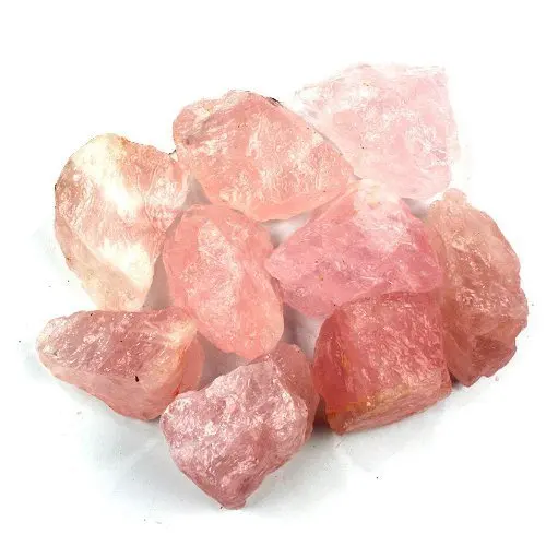 1lb (450g)Bulk Rough Pink Rose Quart z Crystals Raw Natural Stone for Cabbing,Cutting, Lapidary, Tumbling Reiki Crystals