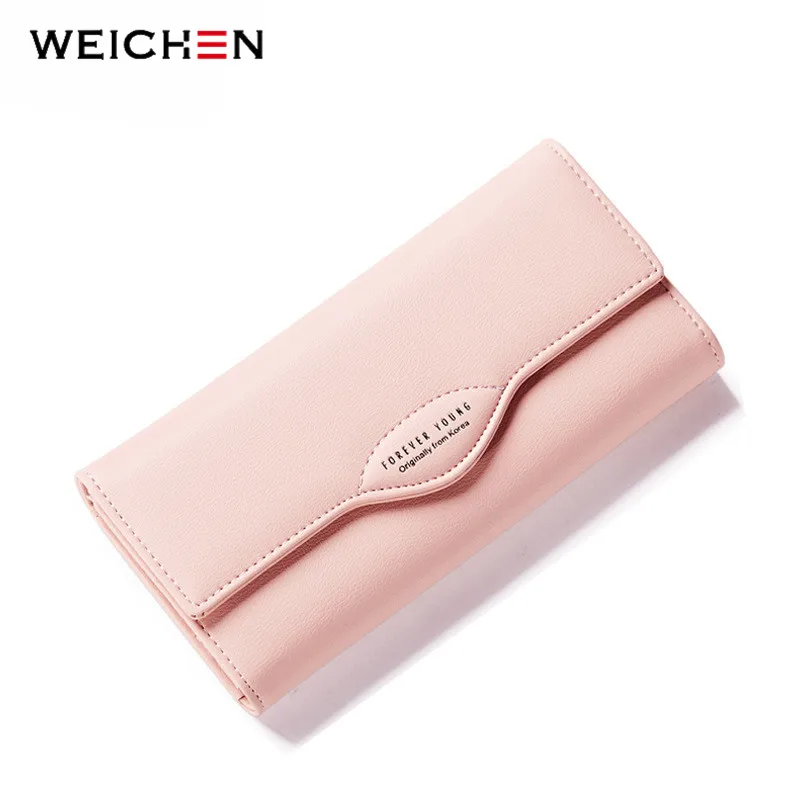 

Pu Leather Women wallet 2022 long lady purse brand designer casual female wallet coin purse