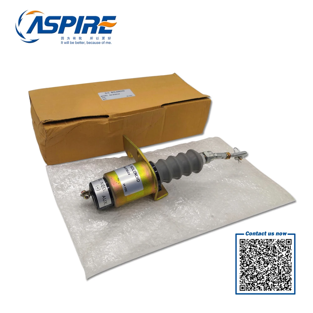 Imagem -04 - Sobressalentes de Motor Diesel Kit de Desligamento Montado à Esquerda de 24v com Válvula Solenoide de Parada SA 3765 24 Peças