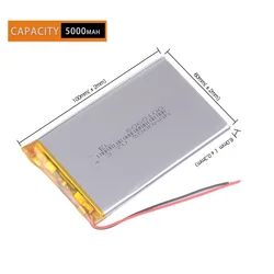 6060100 3.7V 5000mAh Rechargeable Lithium Li-ion Polymer Battery