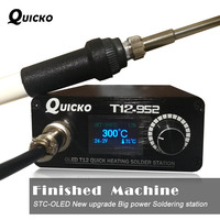 Quick Heating T12 soldering station electronic welding iron 2020 New version STC T12 OLED Digital Soldering Iron T12-952 QUICKO