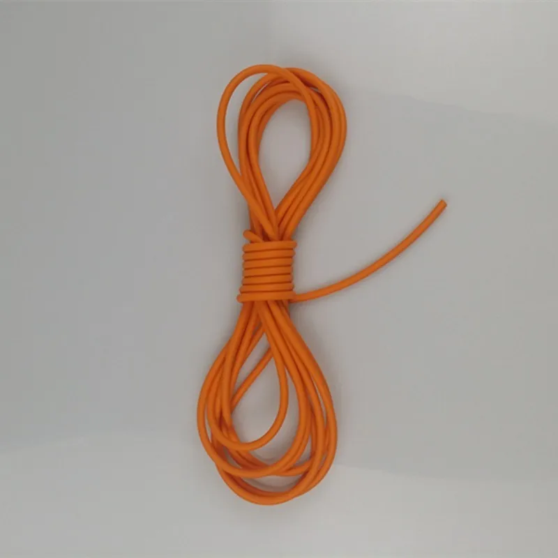 Natural Latex Slingshots Rubber Tube 0.5/1/2/3/4/5M for Hunting Shooting High Elastic Tubing Band Accessories 2mmX5mm Diameter