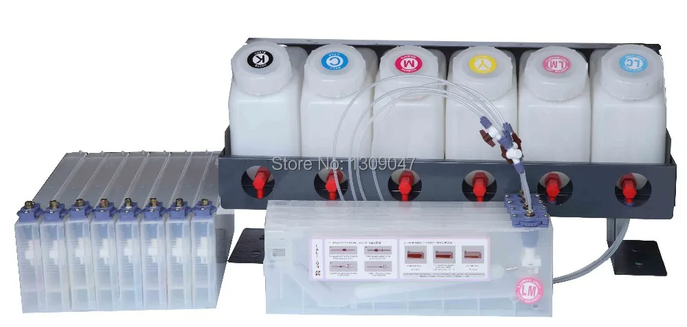 

Double 6 color CISS system bulk ink system for Outdoor large format printer plotter