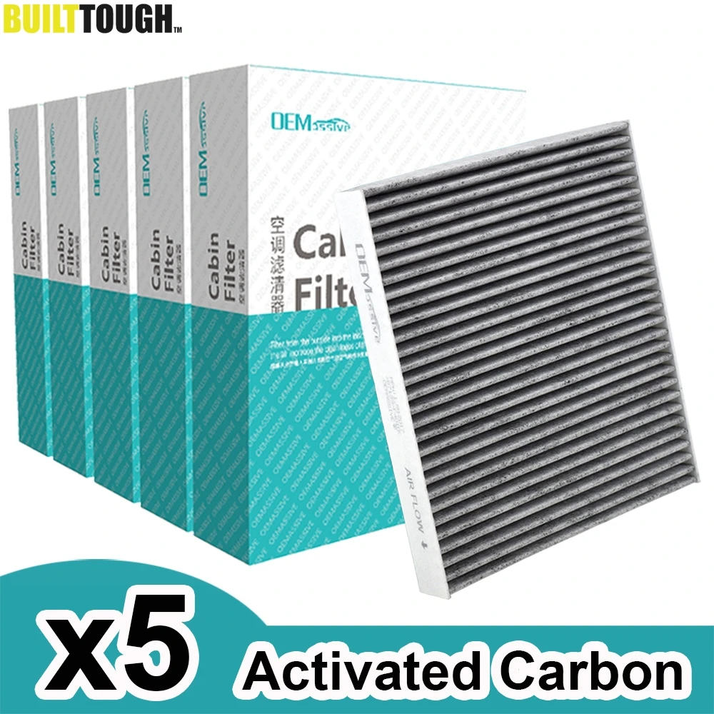 

5x Car Pollen Cabin Air Conditioning Filter Activated Carbon 87139-F4010 For Toyota C-HR CHR Kia Sorento UM 2016 2017 2018 2019