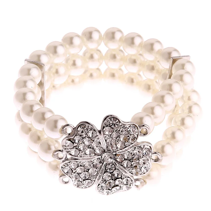 Audrey Hepburn colazione da Tiffany 1950s Monili di Costume Set di Accessori Perla Dell'orecchino Della Collana Del Braccialetto Della Signora accessorio del costume