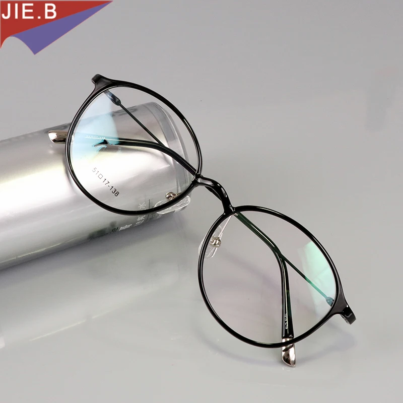 Vintage Round Tungsten Titanium Glasses Frame Men Ultem Round Eyeglasses Frame Woman Computer Goggles Prescription Eyewear gafas