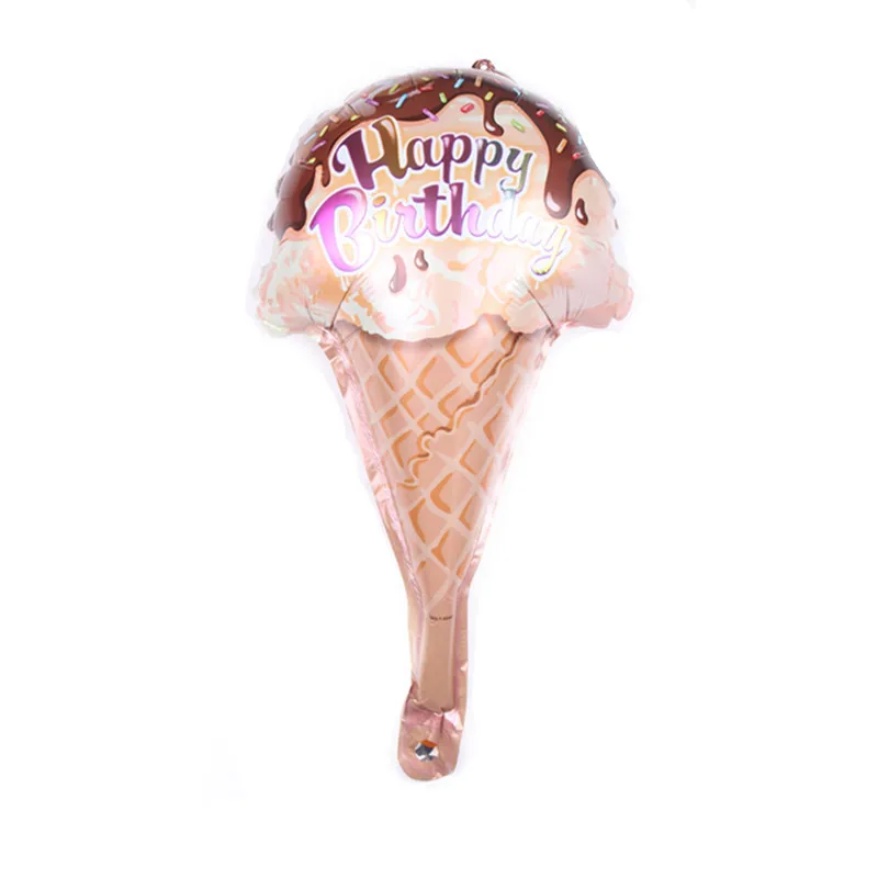 1PC Mini 40*30cm Ice Cream Burger Hot Dog Donut Balloon Aluminum Foil Balloons Birthday Party Decorations Kids Toy Globos