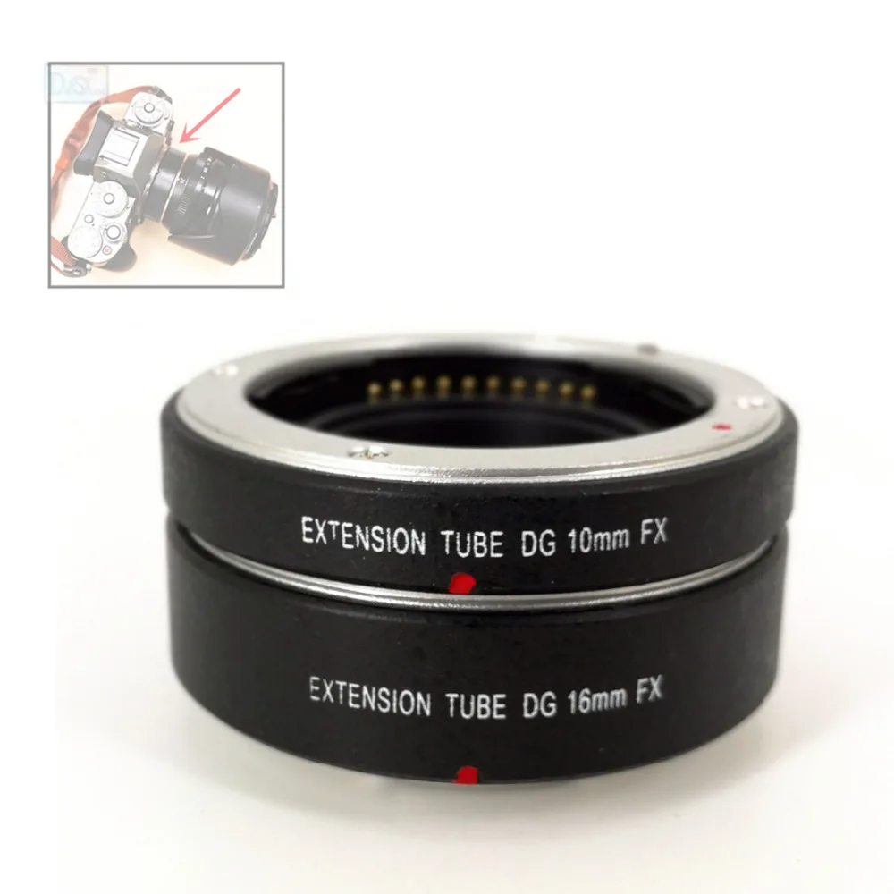 10mm+16mm AF Auto Focus Macro Extension Ring Tube for Fujifilm XT5 XT4 XT3 XT50 XT30 II XE4 XM5 XS20 XS10 XH2 As MCEX-11 MCEX-16