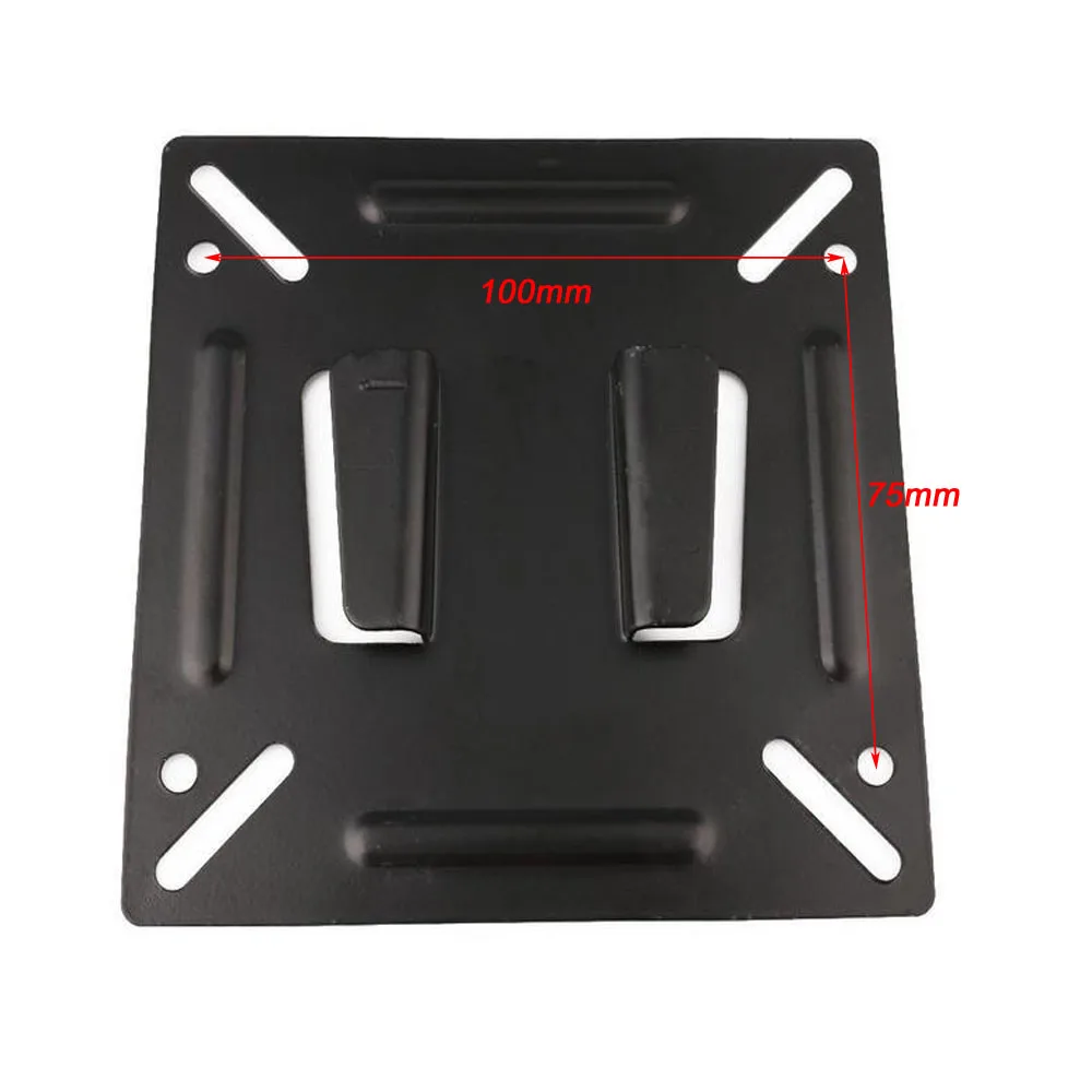 12-24 Inch TV Monitor Flat Screen VESA 75/100 LCD LED TV Wall Mount Bracket Flat Panel TV Holder Stand Bracket s710