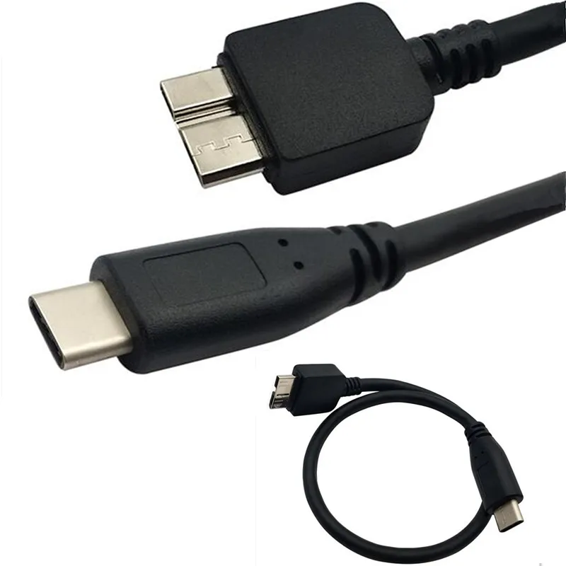 

Кабель-коннектор USB 3,1 Type-C к USB 3,0 Micro B для жестких дисков, смартфонов, сотовых телефонов, ПК, 25 см, 100 см, 0,25 м, 1,0 м