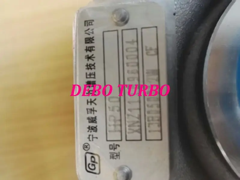 NEW GENUINE WEIFU TIANLI HP50 XNZ1118960004 Turbo Turbocharger for Chengdou Chengfa 4JB1TI 2.8L 75KW engine