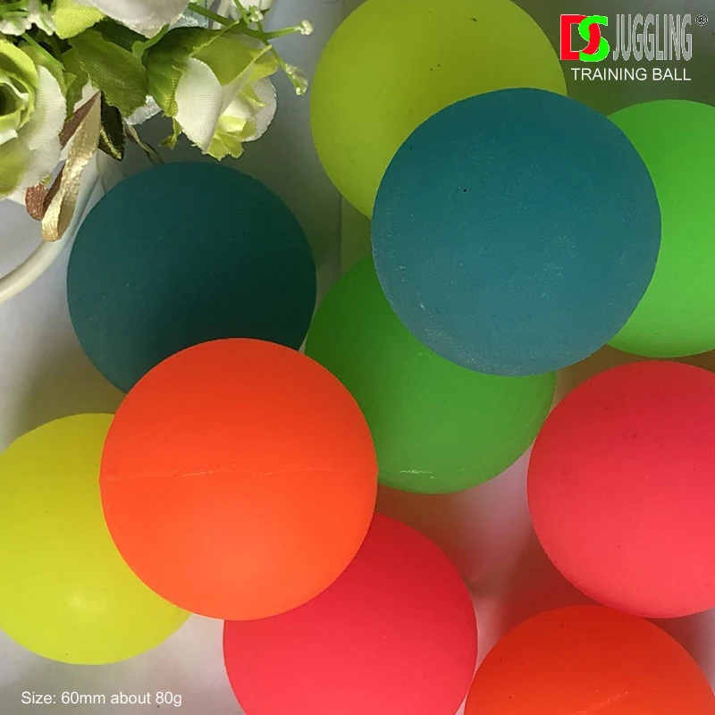 60# Rubber Training Contact Juggling Balls Pet Toys 57mm L Dsjuggling Magic