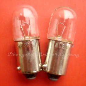 Miniature bulb 6v 2w ba9s t10x28 A339 GREAT 10pcs sellwell lighting