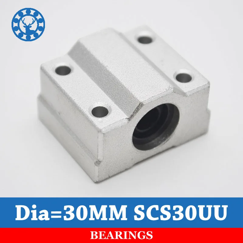 

2Pcs SCS30UU/SC30UU Linear Bearing 30mm Linear Slide Block ,free shipping 30mm CNC Router linear slide For 30mm Linear Shaft