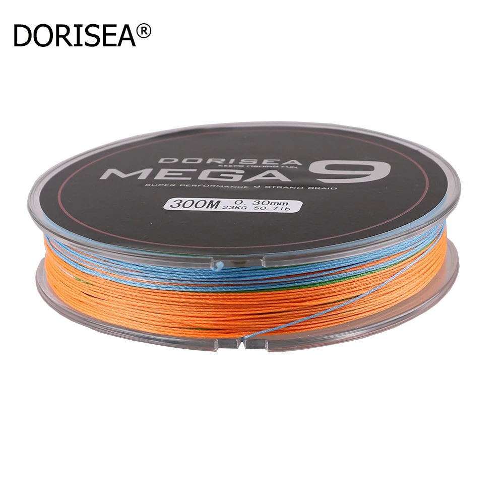 DORISEA Mega 9 Stränge 300 M 330 Meter Geflochtene Draht Angelschnur Japan Material Super PE lLine Multifilament Angeln Draht – Detail 13