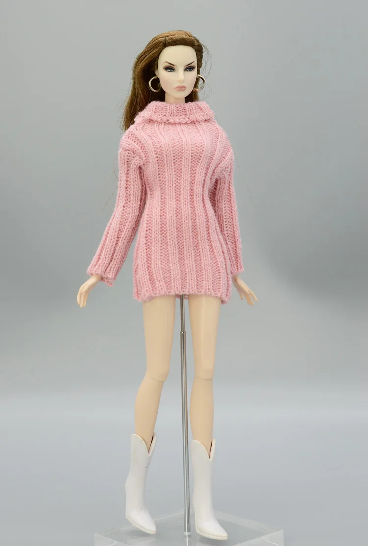 For Outfit Pullip Doll Accessories Princess Casual Suit Top Coat For 30 Cm Doll Clothes Sweater White Black Yellow 1/6