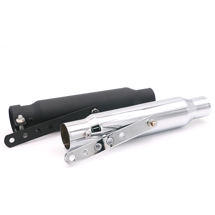 

Motorcycle 12'' Exhaust Pipe Muffler Silencer For Harley Chopper Cruiser Cafe Racer Bobber Touring Hot Custom