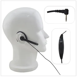 One-Wired Radio Earpiece G-loop Boom mic Ear Bar Mic PTT Headset 1PIN MT for Motorola MB140R MR355R MH230R TLKR T7 FV200R T5420