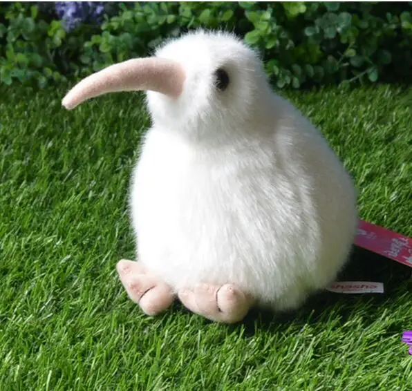 

15cm Cute Plush White Kiwi Bird Toy Simulation Small Animal Gift Soft Cuddly Toy for All Ages