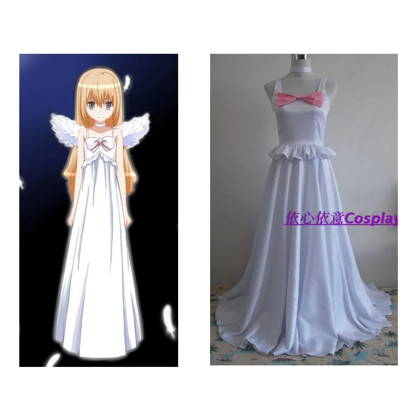 

2016 Toradora Aisaka Taiga Cosplay Cosutme TIGER DRAGON Cosplay Japanese Anime Cosplay White Dresses