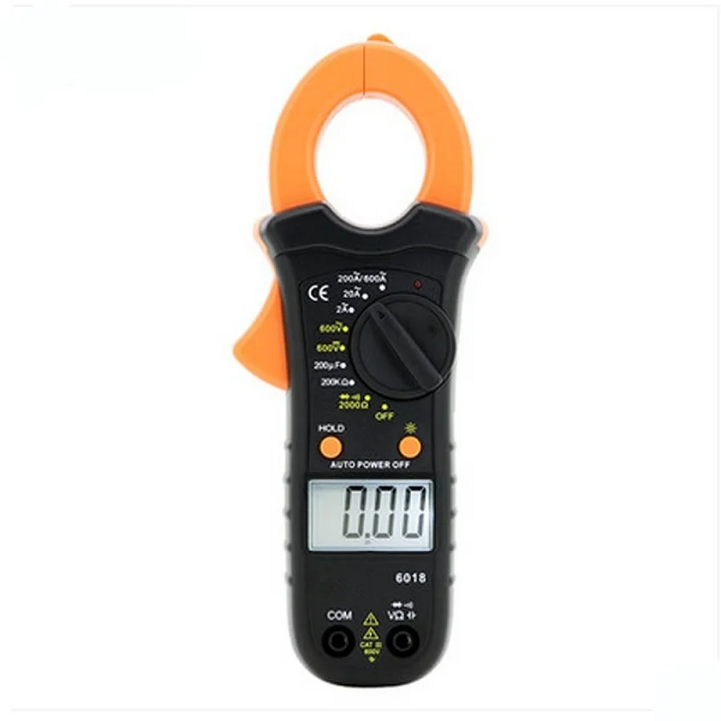 Digital Clamp Meter Multimeter Clamp Ammeter Omnipotent Pocket Mini Capacitor Backlight Instrument VC6018