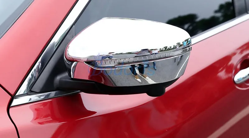 Accessories For Nissan Juke Door Mirror Cover Rear View Overlay Trim 2014 2015 2016 2017 2018 Frame Panel Chrome Car Styling