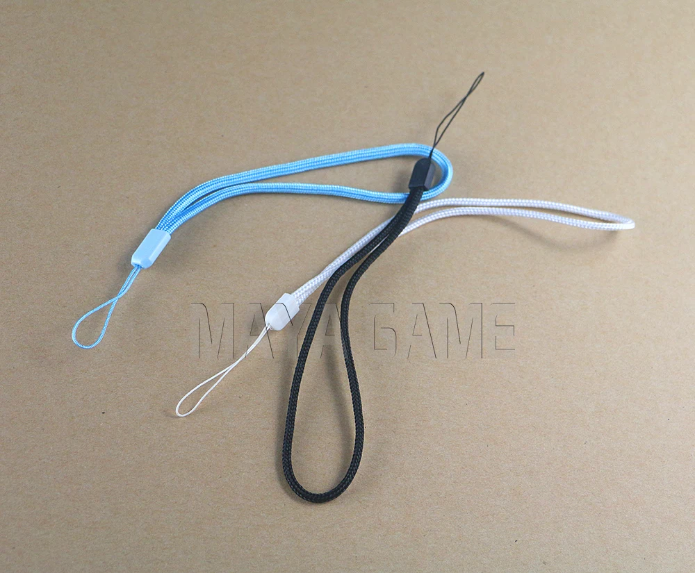 10 stks OCGAME Regenboog Gevlochten Lariat Lanyard Pols Touw Voor GBA GBA SP Draagriem