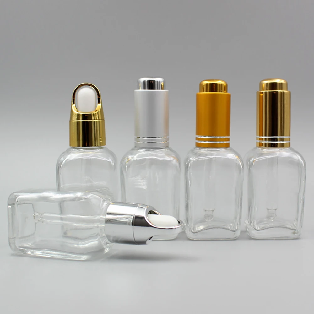 30 ml Glass Bottle Dropper, Essential Oil Bottle with Different Caps