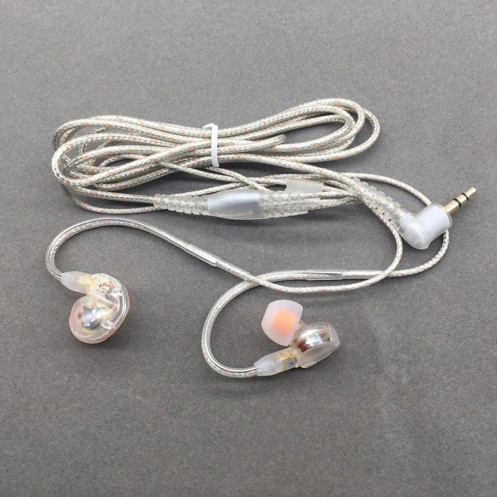 Оригинальный MMCX кабель для наушников tiandoudouhe Для Shure SE215 SE535 SE846, динамическая гарнитура, 10 мм, Hi-Fi, индивидуальные спортивные наушники
