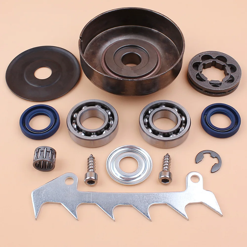 مخلب طبل ضرس حافة تحمل الأختام قطع الكلب مجموعة صالح STIHL 017 018 MS170 MS180 MS 180 170 قطع غيار منشار الغاز