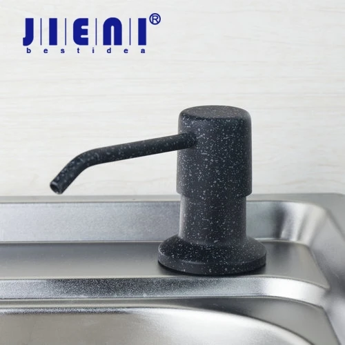 JIENI ABS Material Soap Dispenser Bathroom Kitchen Sink Faucet Basin Shower Lotion Shampoo Pump Deck Mounted Hand Soap Dispenser