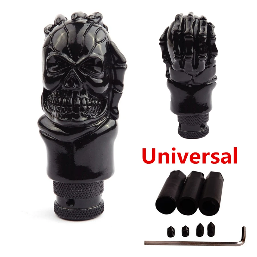 

Universal ABS Skull Head Car Gear Shifter Knob Skull Shifter Lever Fit For Manual Transmission