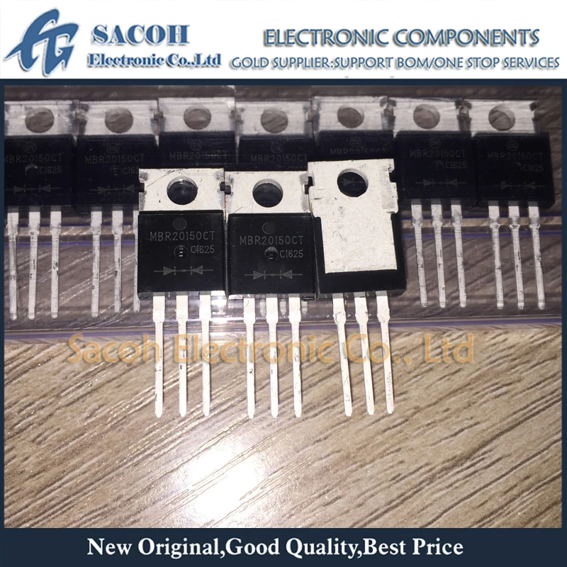 

New Original 10Pcs/Lot MBR20150CT MBR20150CTP MBR20150SCTF MBR20150CL MBR20150 20150 TO-220 20A 150V Schottky Barrier Diode