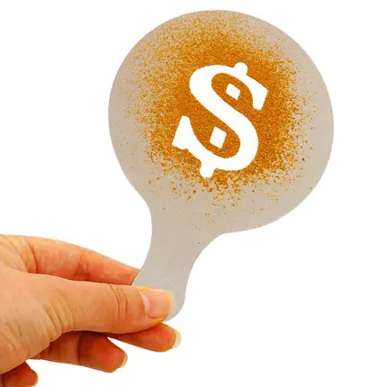 قطع غيار قوالب باريستا كابتشينو فنون إكليل القهوة قالب الطباعة فنون نمط كب كيك الحلوى الزخرفية