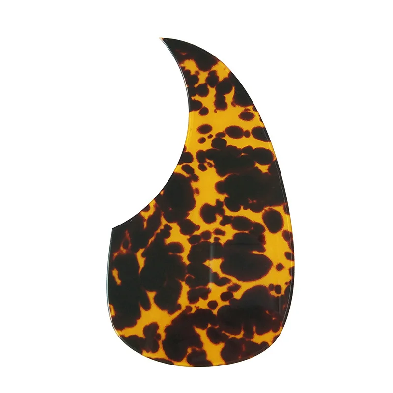 Pleroo Custom Guitar pickgaurd - Great Acoustic Guitar Pickguard Teardrop Shape, leopard Print