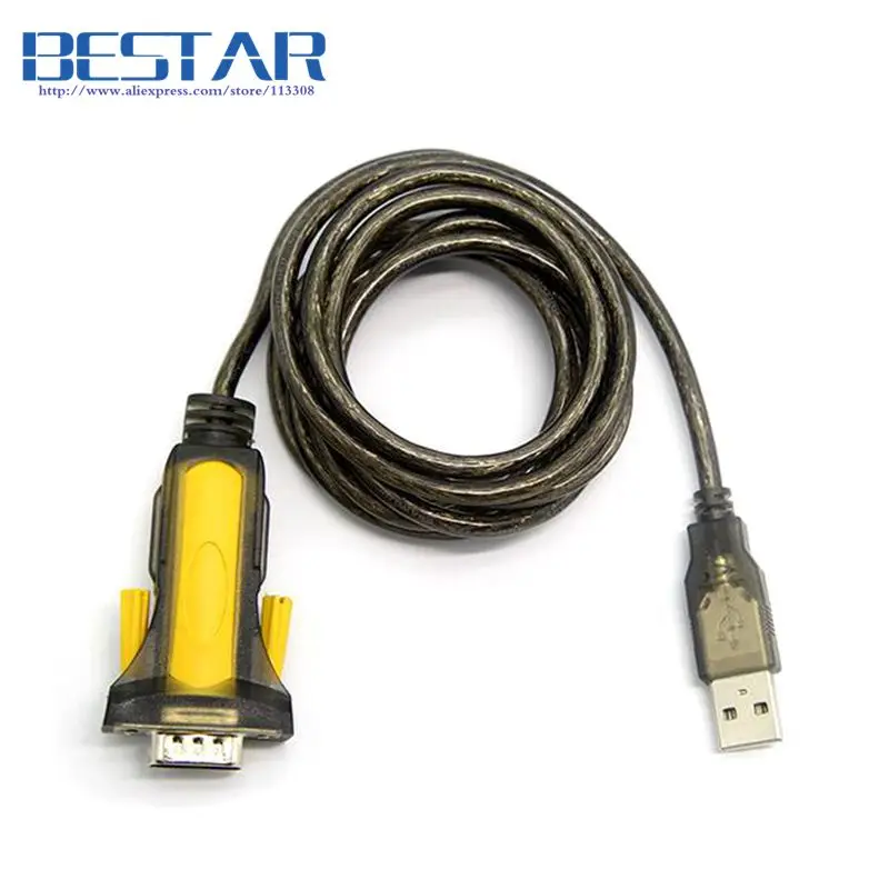 USB-RS232 RS-232 COM 포트 직렬 PDA 9 DB9 핀 케이블 어댑터 RS 232 1.5m 5ft Windows 7 8 32 64 비트 XP Vista 용 칩