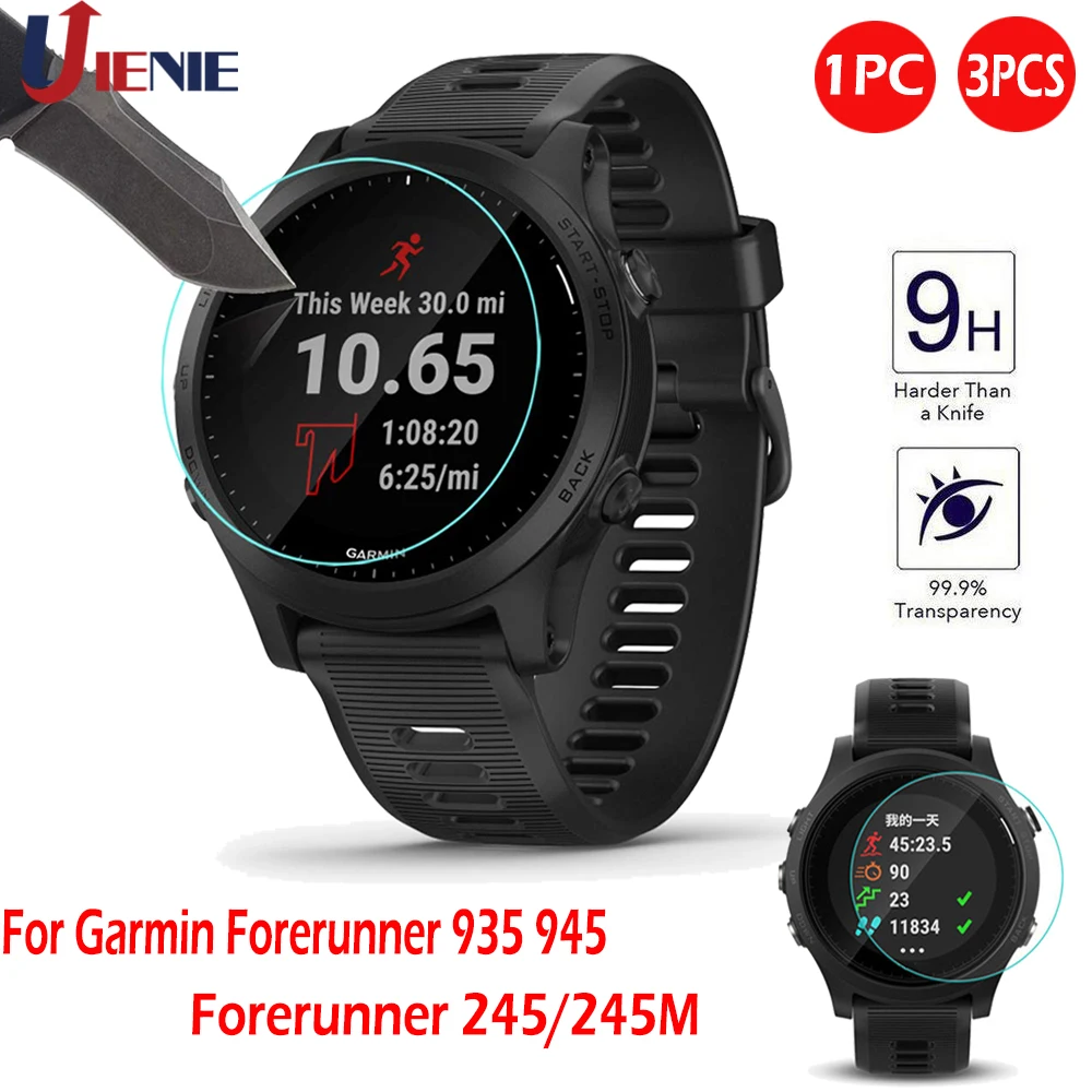 Tempered Glass Screen Protector Film for Garmin Forerunner 935 945 245 245M 45 Sport Smart Watch Bracelet Protective Film