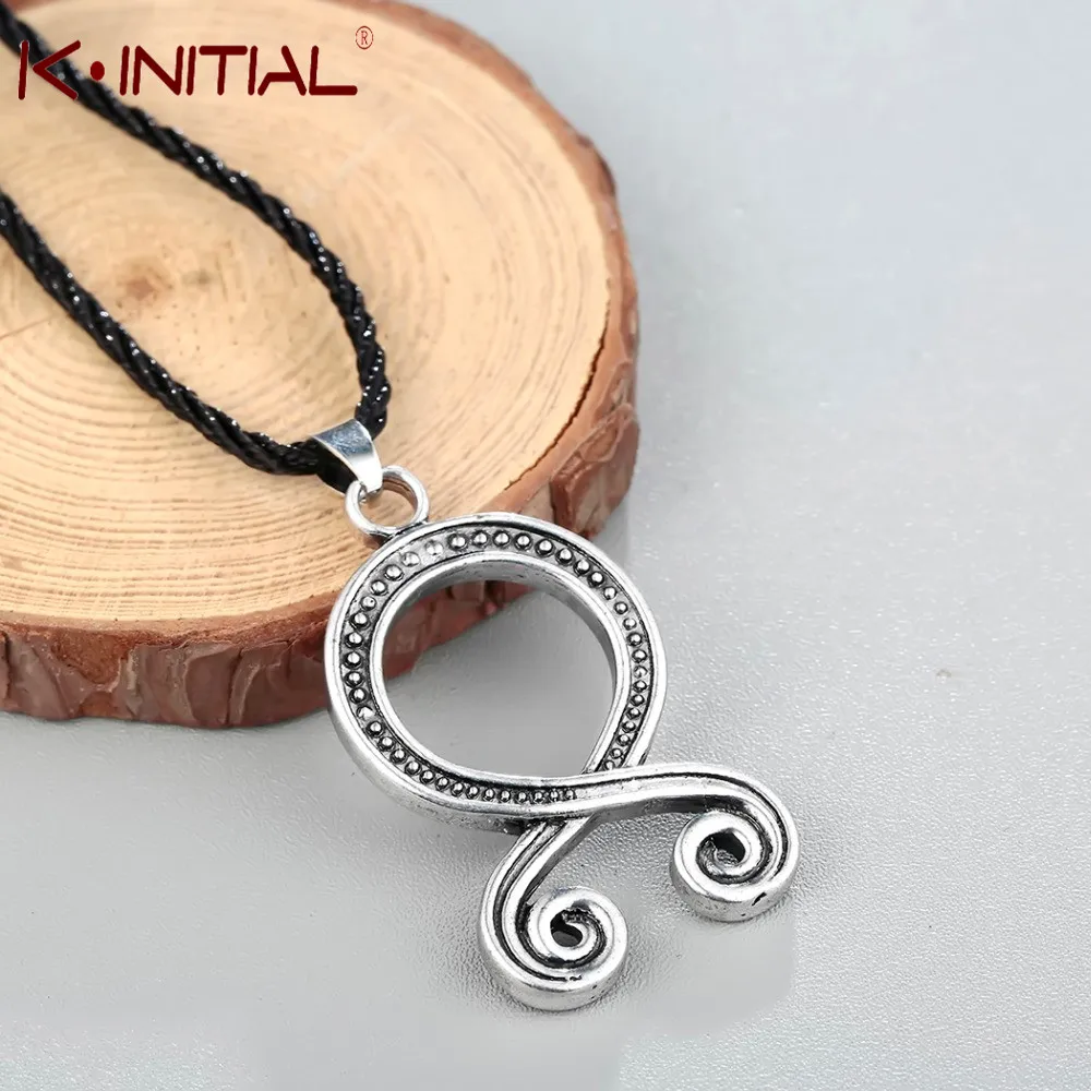 Kinitial Troll Cross Charm Necklace Retro Folklore Vikings Protection Pagan Symbol Runes Amulet Norse Pendants Necklaces Jewelry