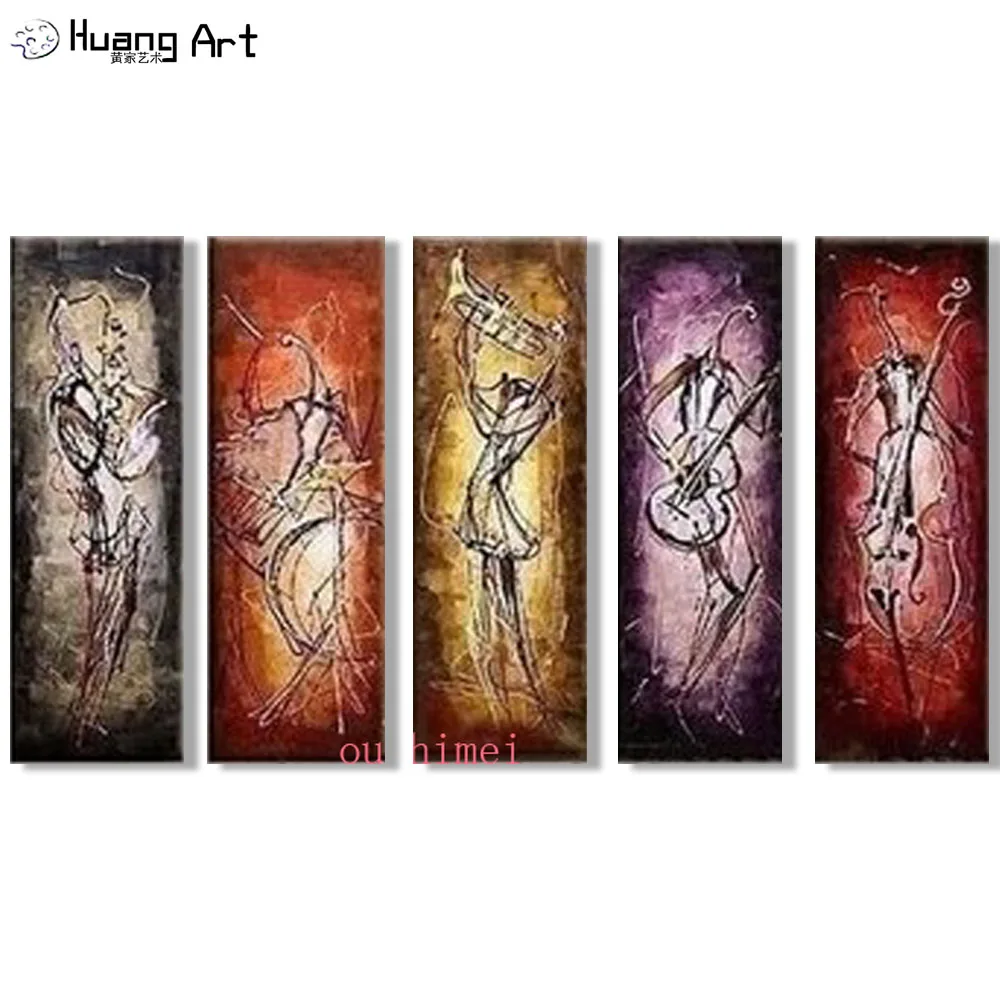 Handmade Modern Dancer Oil Painting On Canvas Wall Paintings Abstract Painting For Living Room Wall Decor Hang Picture