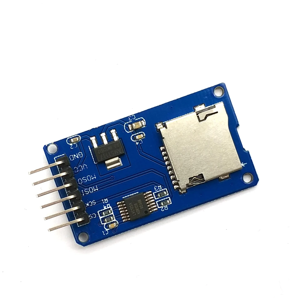 Микро SD карта и SDHC (высокоскоростная карта) Мини TF кардридер модуль адаптер SPI интерфейсы с чипом преобразователя уровня для uno