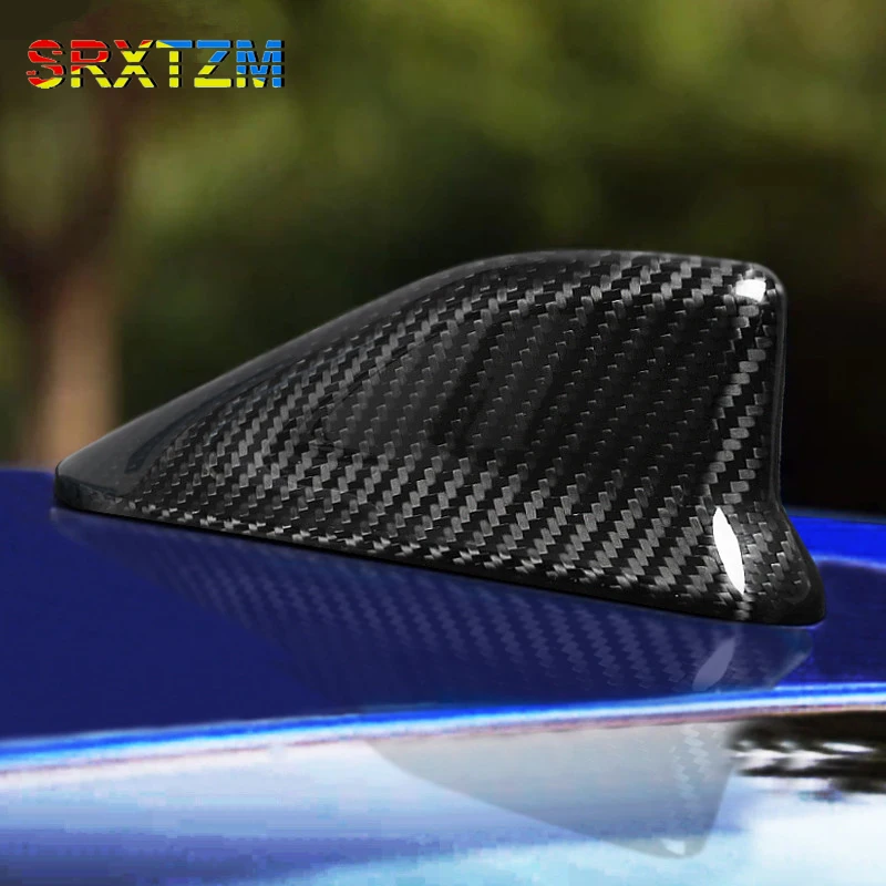 

Car Exterior Carbon Fiber Car Roof Shark Fin Antenna Trim Cover For Subaru BRZ Toyota 86 2014-2019 Car Styling 1PCS