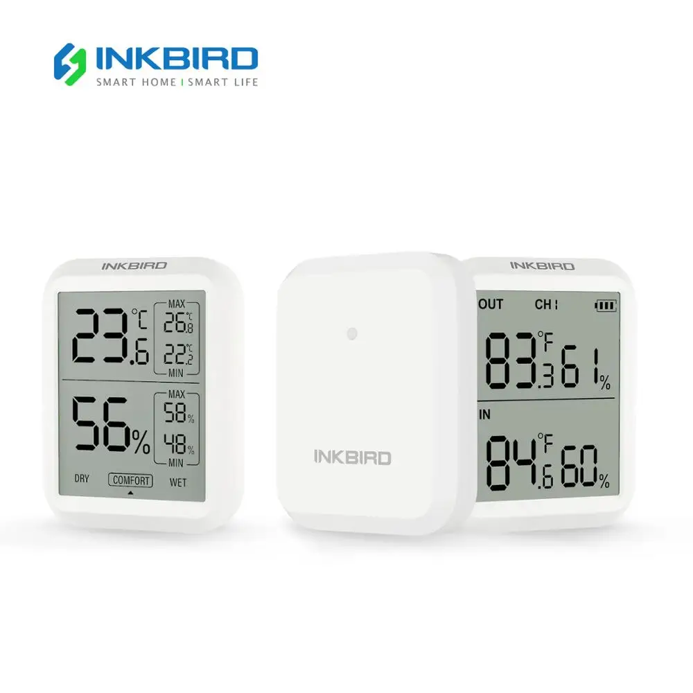 ITH 20 20R High Accuracy Digital Thermometer Hygrometer Temperature Humidity Gauge Monitor Indoor Outdoor Weather Station