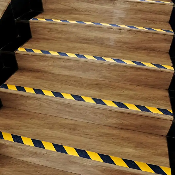 Non Slip Safety Grip Tape Strong Adhesive Safety Traction Tape PVC Warning Tape Stairs Floor Anti-slip Indoor/Outdoor Stickers