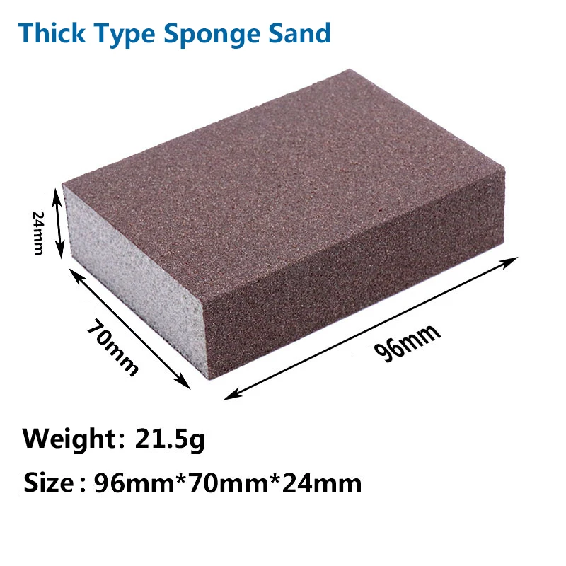 1pcs High Quality Polishing Sanding Sponge Block Pad Set Sandpaper Assorted 80-220 Grit Abrasive Tools Sandpaper Discs
