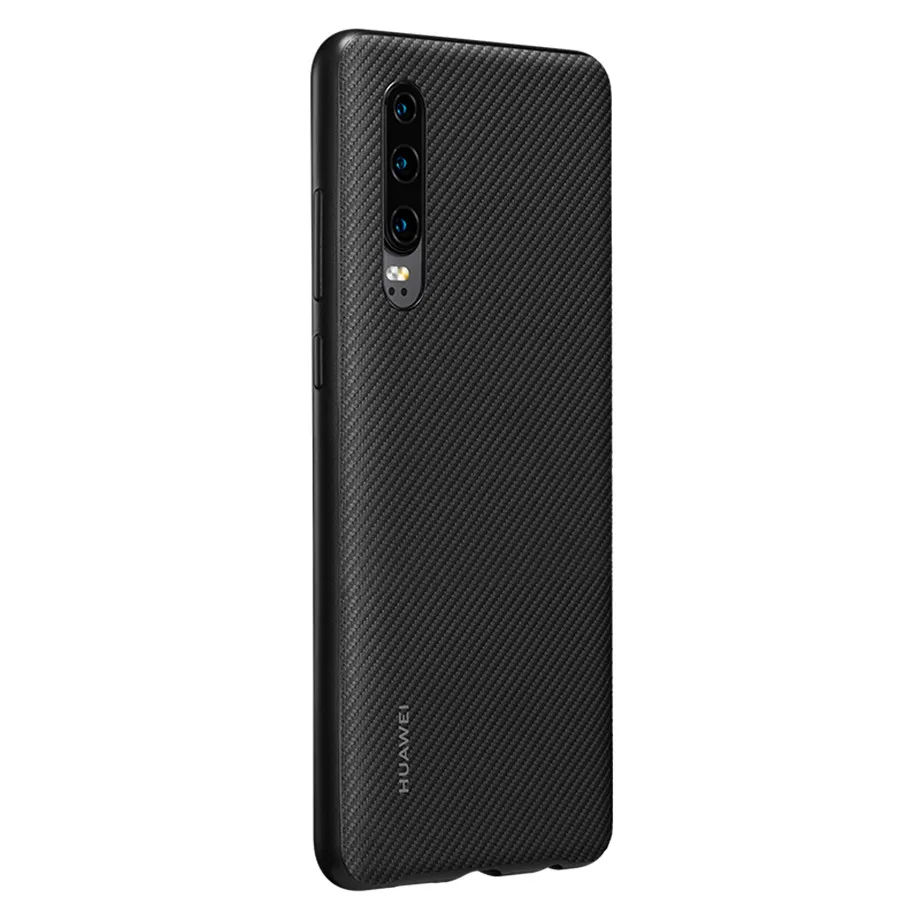 Original HUAWEI P30 Case Official Full Cover Prevents Fingerprints Microfiber Fiber Leather P30 Pro Back Cover
